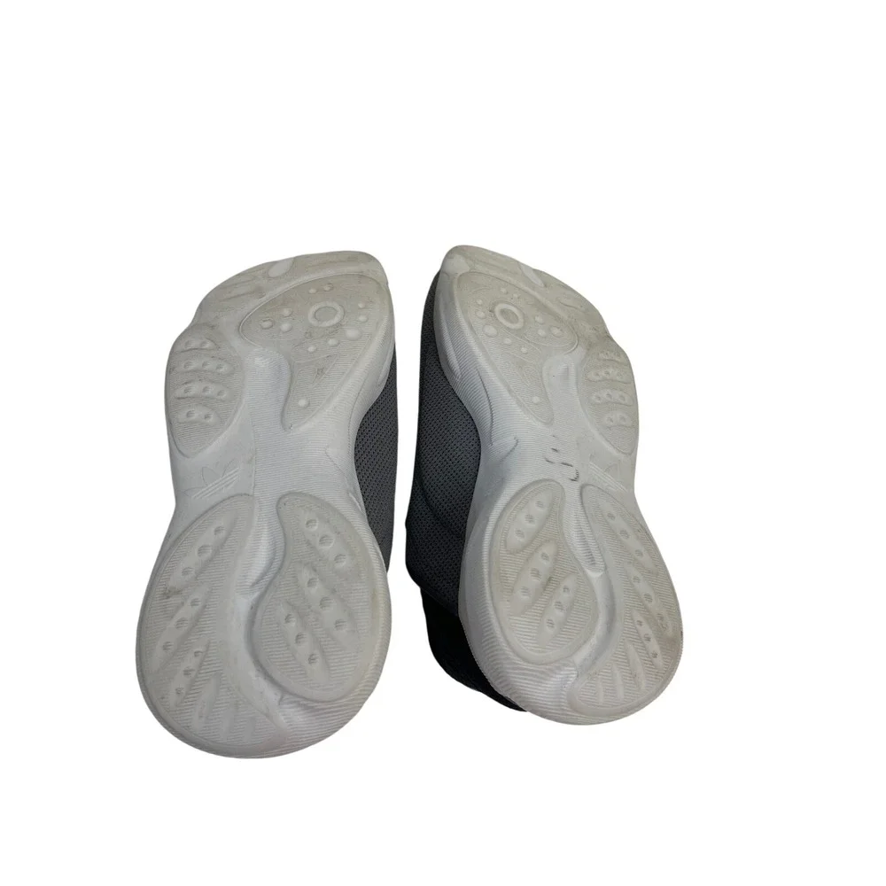 Adidas Ozelia Kids Shoes Size 2 Grey Black Lime Green‎ Sneakers FZ6074